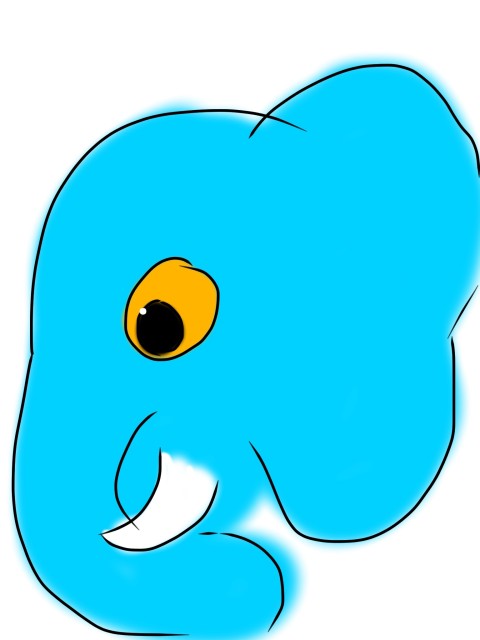 blue elephant